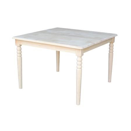 International Concepts Square Square Juvenile Table, 32 W, 32 L, 22.25 H, Wood, Unfinished JT-3232